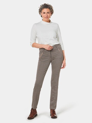 Coupe slim Pantalon Goldner en marron