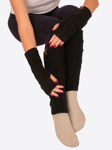 Vivisence Kurzfingerhandschuhe '7300 Set'‌‌‌‌‌‌ in Schwarz: Vorderseite