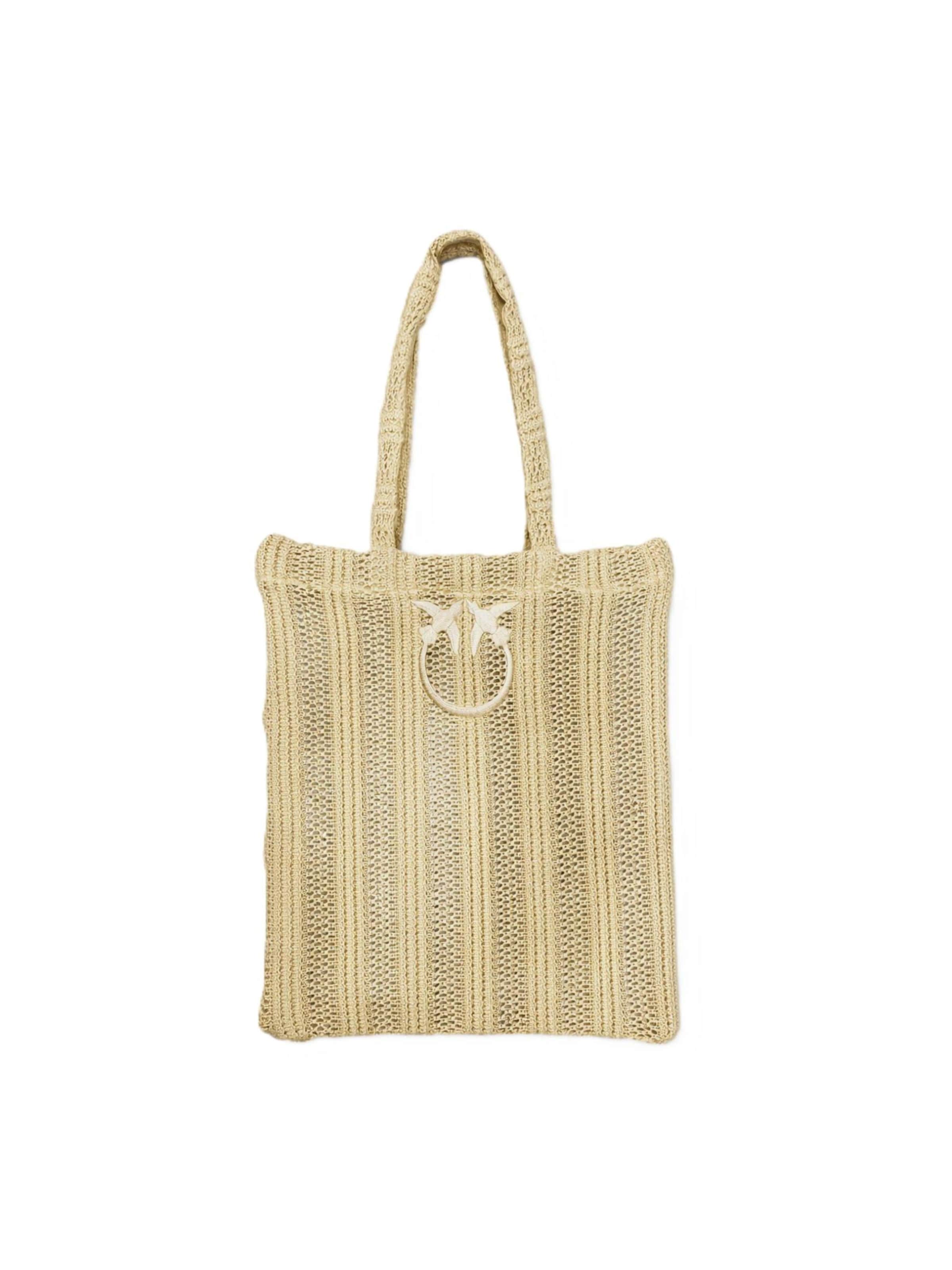 Borsa a spalla '106728 A39Y' di PINKO in beige: frontale