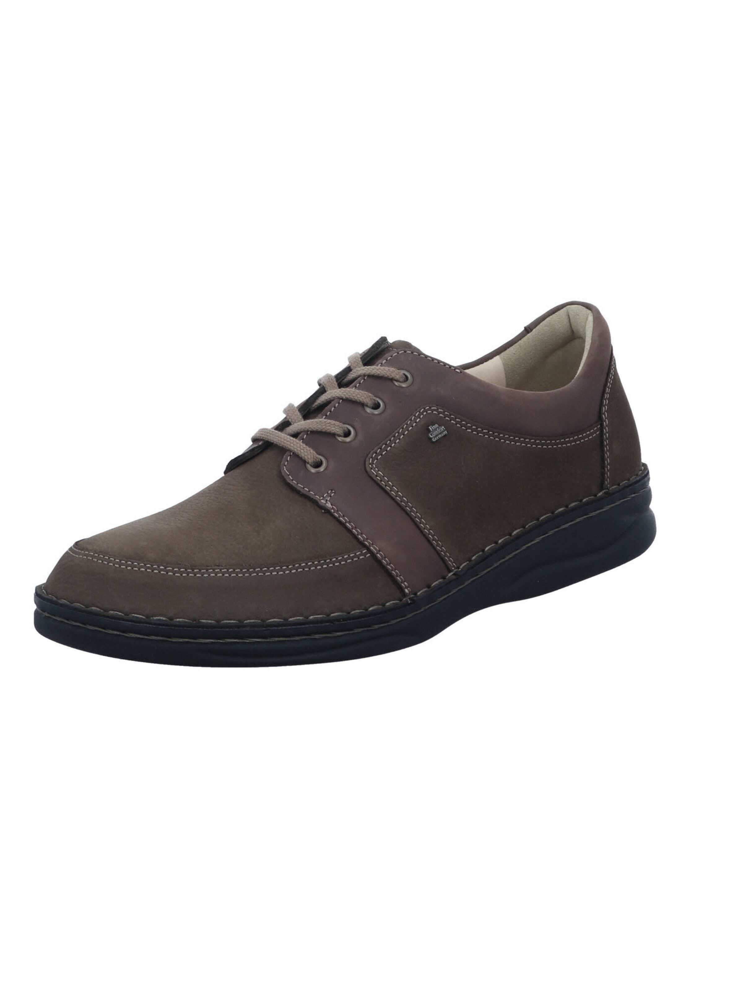 Finn Comfort Lace-Up Shoes 'Norwich' in Brown: front