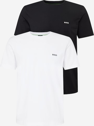BOSS Green - Camiseta en negro: frente