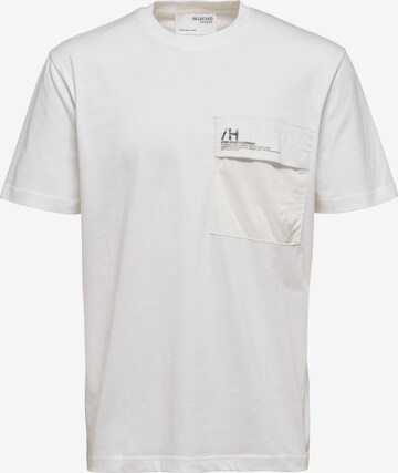 SELECTED HOMME T-Shirt 'Goia' in Weiß: predná strana