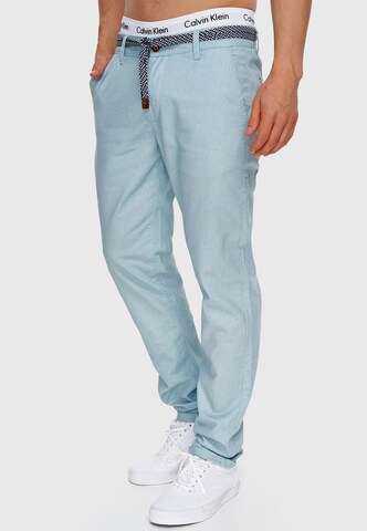 INDICODE JEANS Regular Hose 'Haverfiel' in Blau