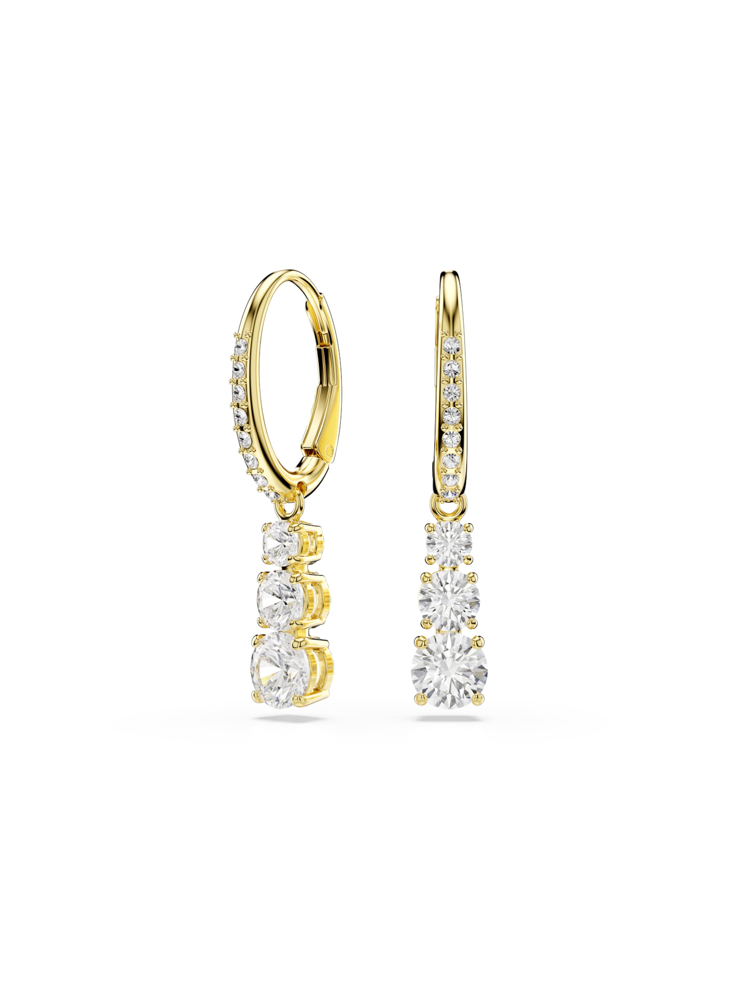 Swarovski Ohrringe 'Stilla' in Gold: Vorderseite