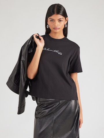 Calvin Klein Jeans Футболка в Черный: спереди