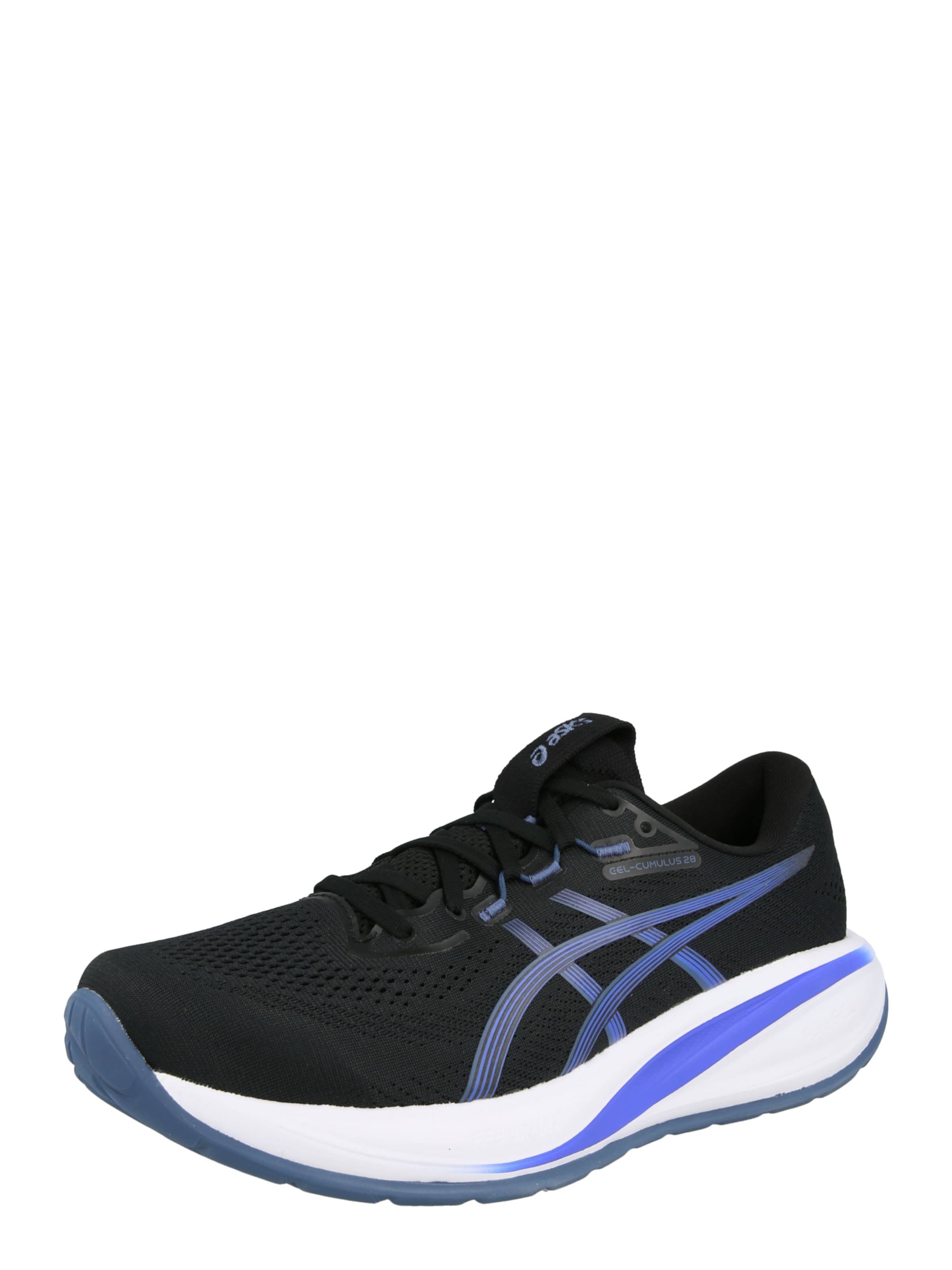 Chaussure de course 'Gel-Cumulus 28' ASICS en noir : devant