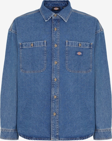 mėlyna DICKIES Patogus modelis Marškiniai 'HOUSTON': priekis