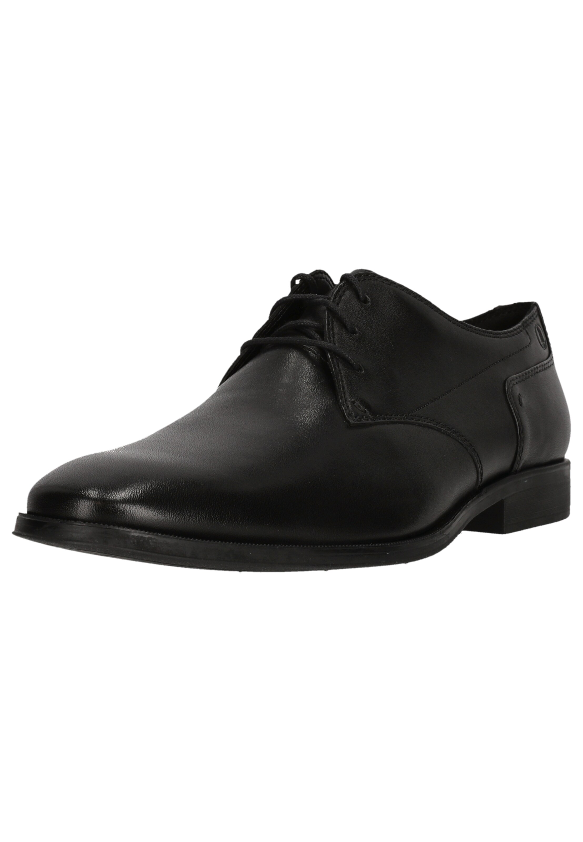 CLARKS Lace-up shoe 'Paulton Lace' in Black: front