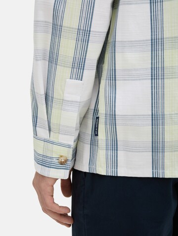 Coupe regular Chemise TOM TAILOR en bleu