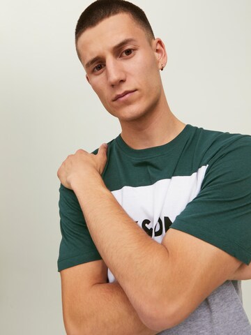 žalia JACK & JONES Standartinis modelis Marškinėliai
