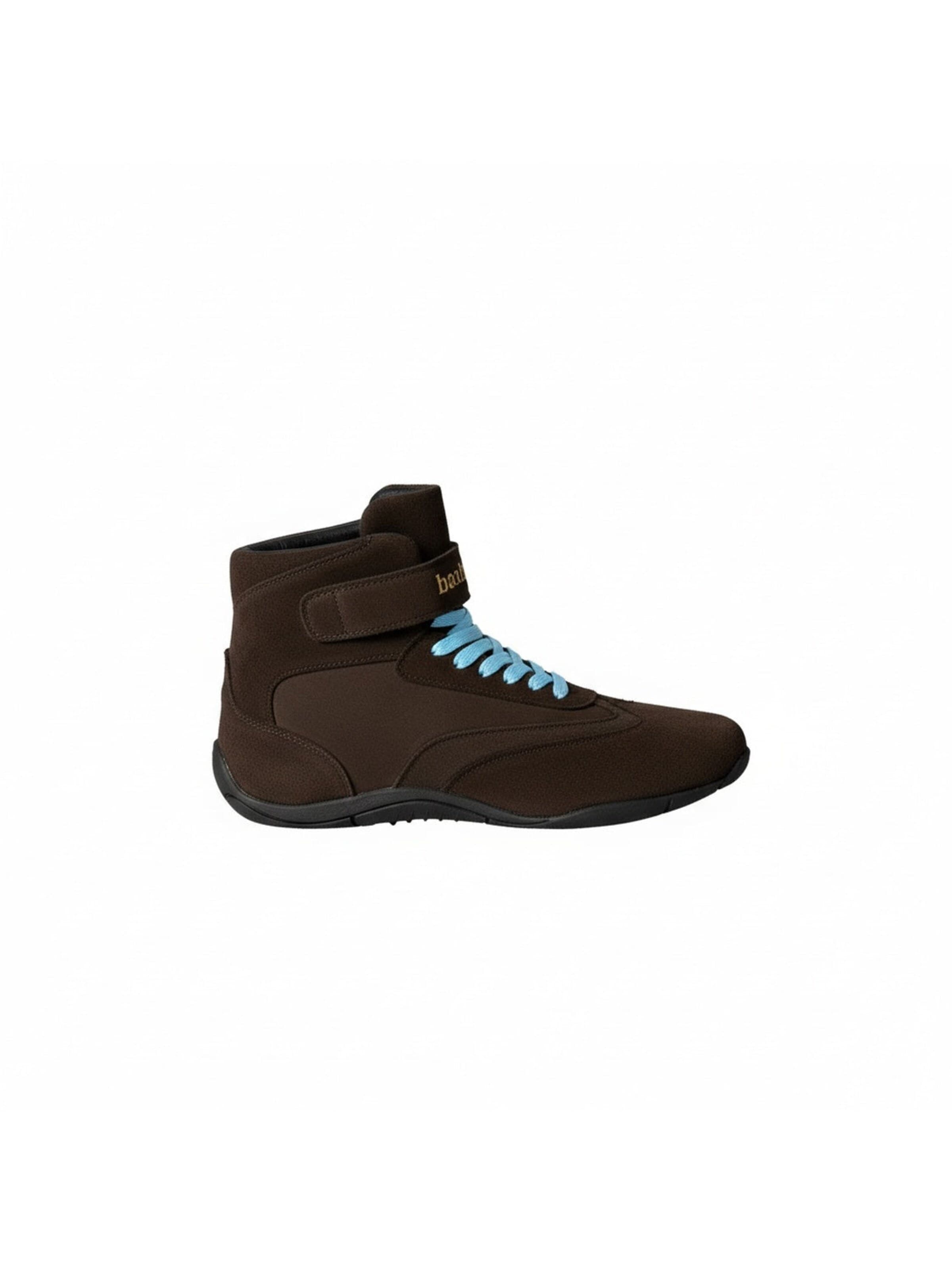 Sneaker alta 'Pat Moss Boots' di Yoxeone in marrone