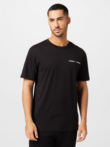 T-Shirt Tommy Jeans en noir : devant