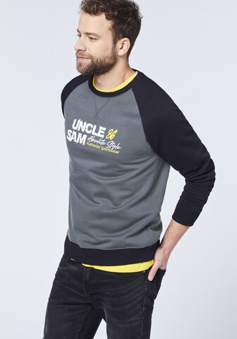 UNCLE SAM Sweatshirt in Grey