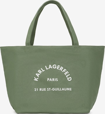 Shopper 'Rue St-Guillaume' di Karl Lagerfeld in verde: frontale