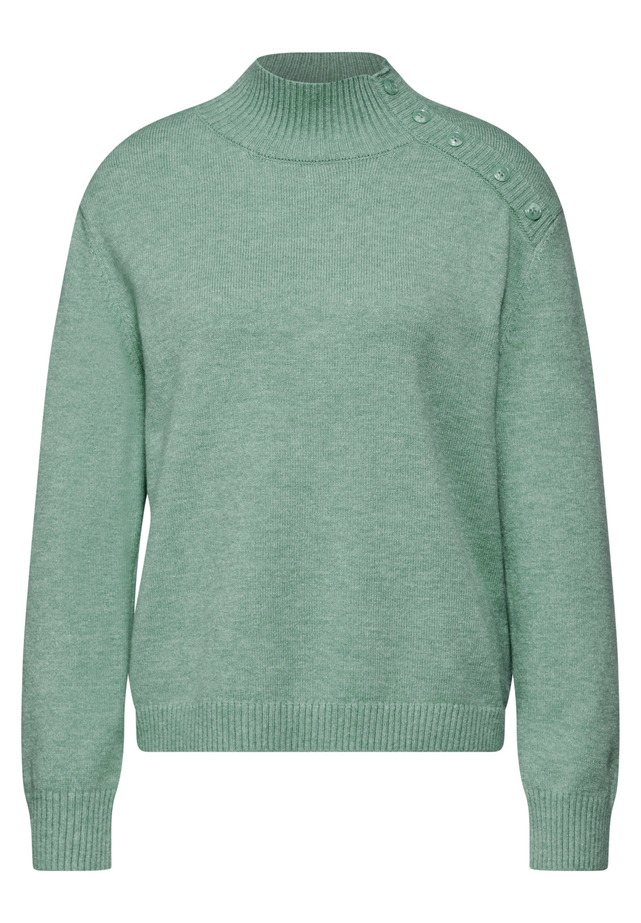 STREET ONE Pullover in Grün: Vorderseite