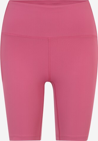 UNDER ARMOUR - Slimfit Calças de desporto 'Meridian' em rosa: frente