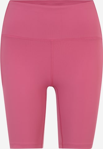 UNDER ARMOUR Slim fit Sports trousers 'Meridian' in Pink: front