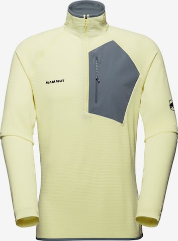 MAMMUT Funktionsshirt 'Aenergy' in Gelb: Vorderseite