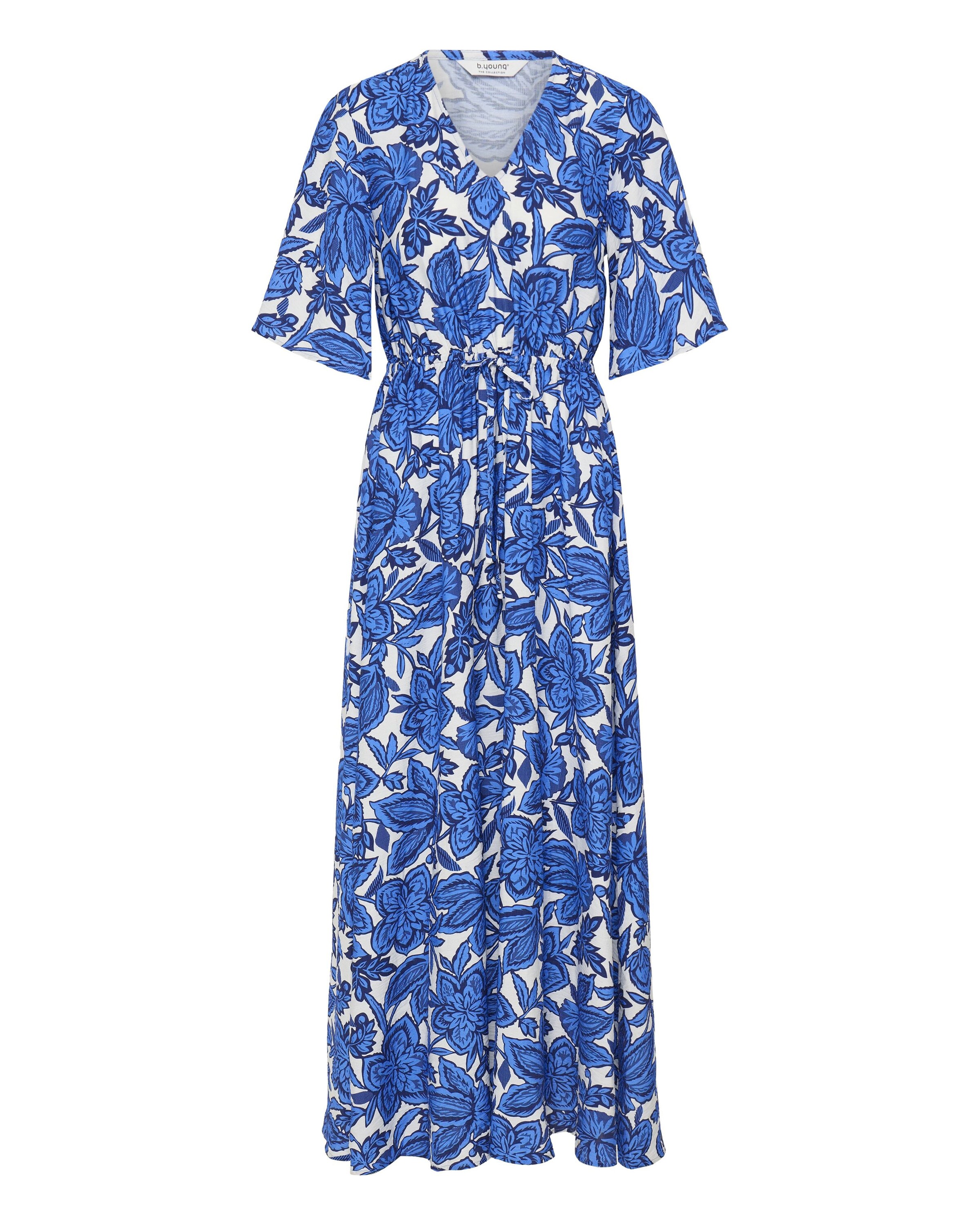 b.young Robe 'BYIKAIA' en bleu / blanc, Vue avec produit