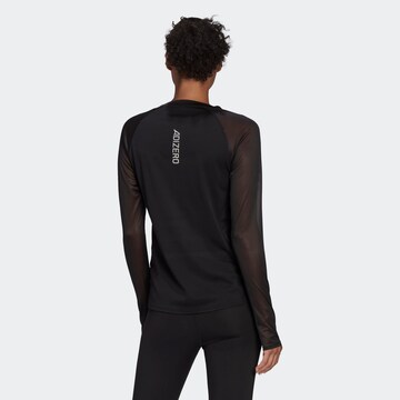 Tricou funcțional 'Parley Adizero' de la ADIDAS SPORTSWEAR pe negru