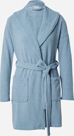 Women' Secret Short Bathrobe in Blue: front