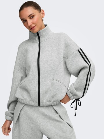 ONLY Sweatvest 'Nola' in Grijs
