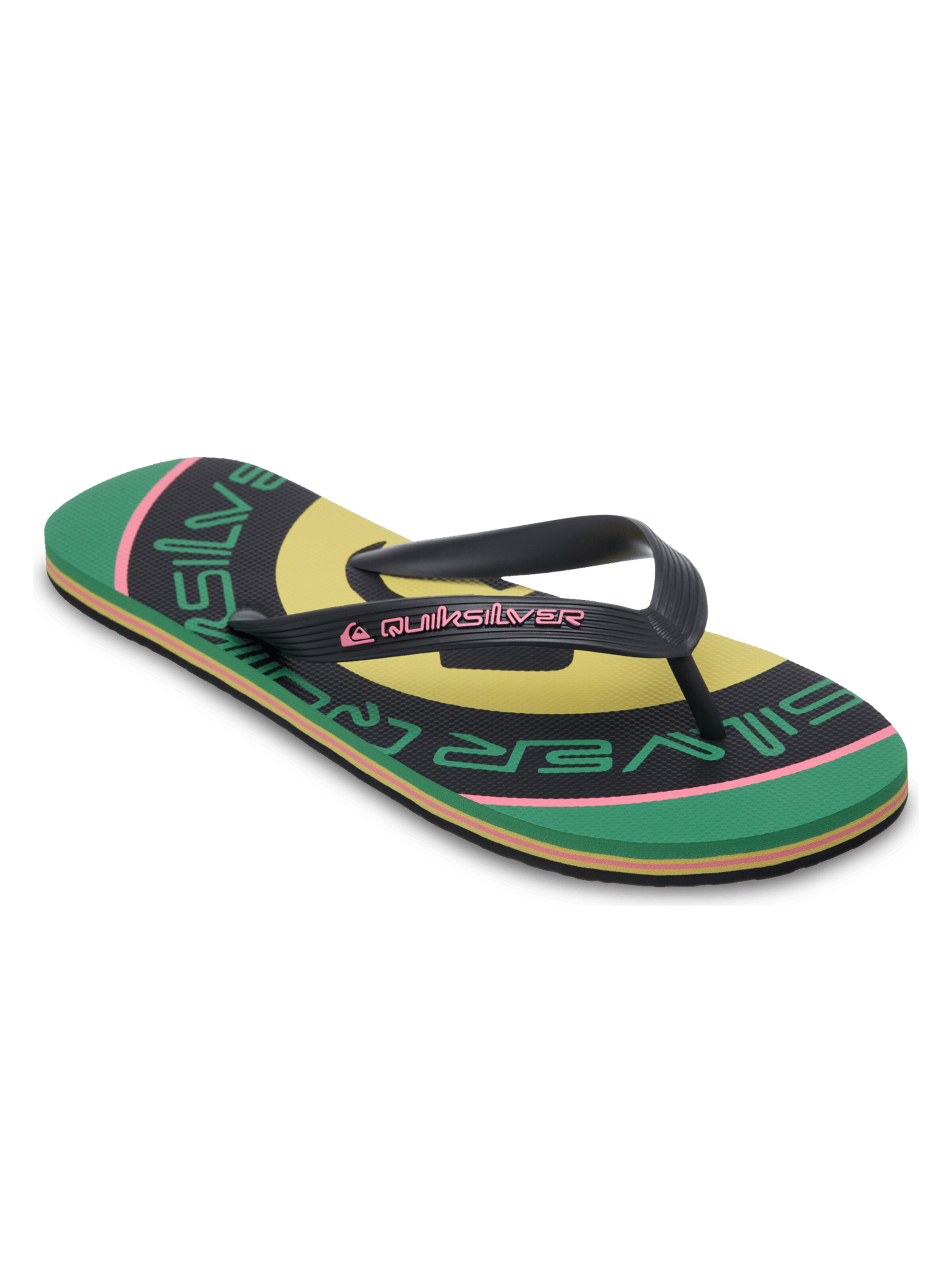 QUIKSILVER T-Bar Sandals in Yellow: front