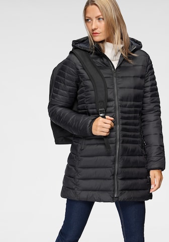 Manteau outdoor CMP en noir : devant