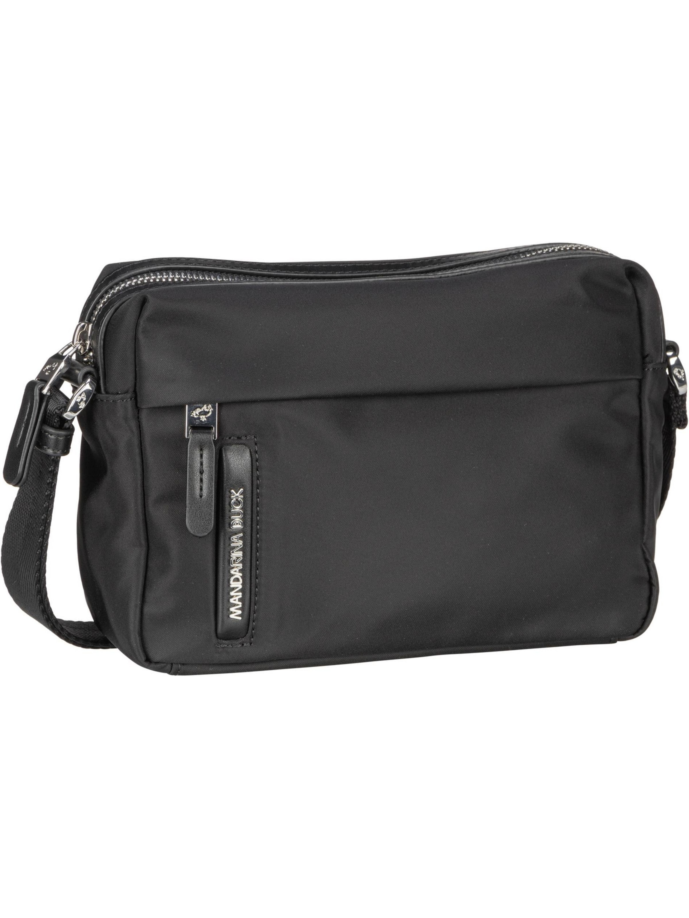 MANDARINA DUCK Crossbody Bag 'Hunter' in Black: front