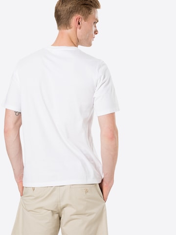 WOOD WOOD Тениска 'Sami Brett Lloyd Nonna' в бяло
