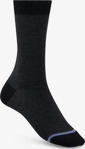 Boggi Milano Socken in Schwarz: Vorderseite