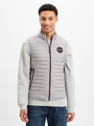 NAPAPIJRI Bodywarmer ' Amiata ' in Grijs: voorkant