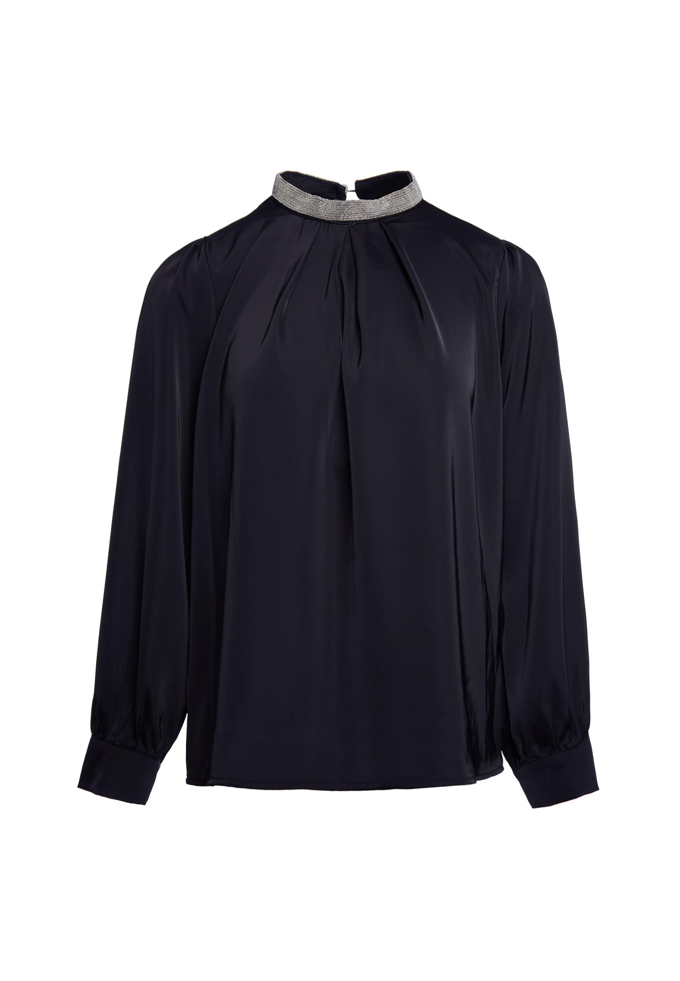 faina - Blusa 'GLOW' en negro: frente