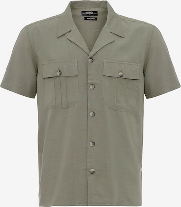 Coupe regular Chemise Antioch en vert : devant