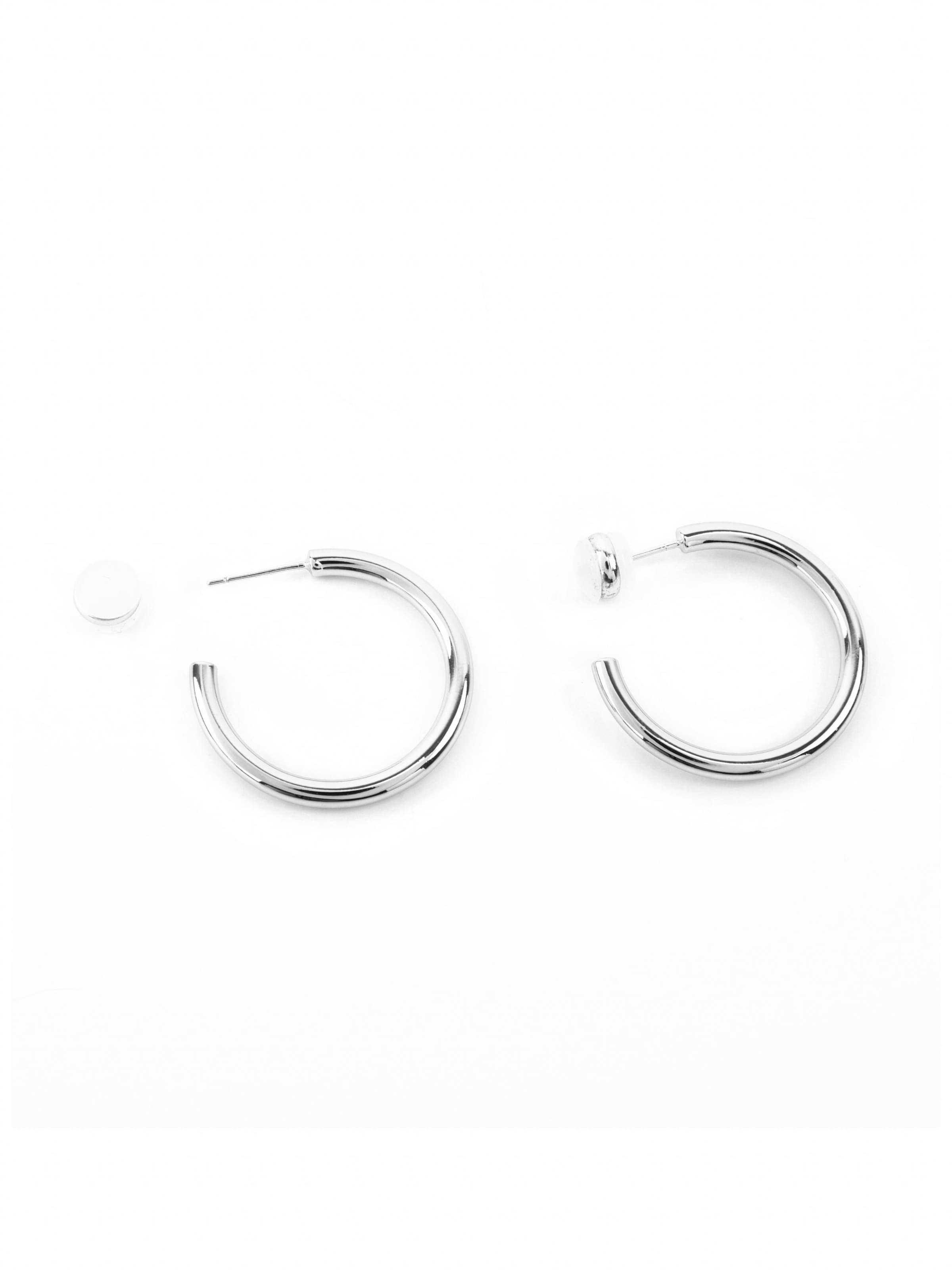Luxenter Earrings 'Hudak' in Silver