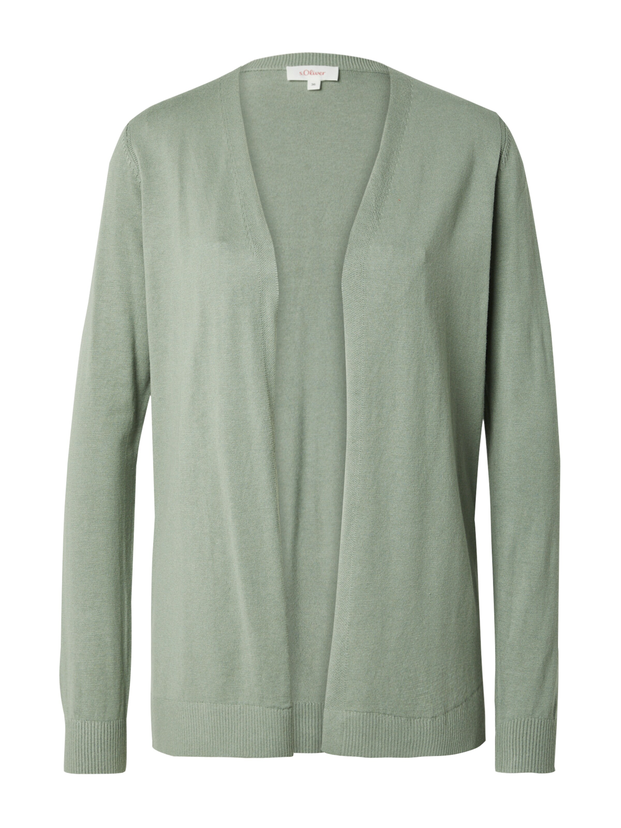 Cardigan s.Oliver en vert : devant