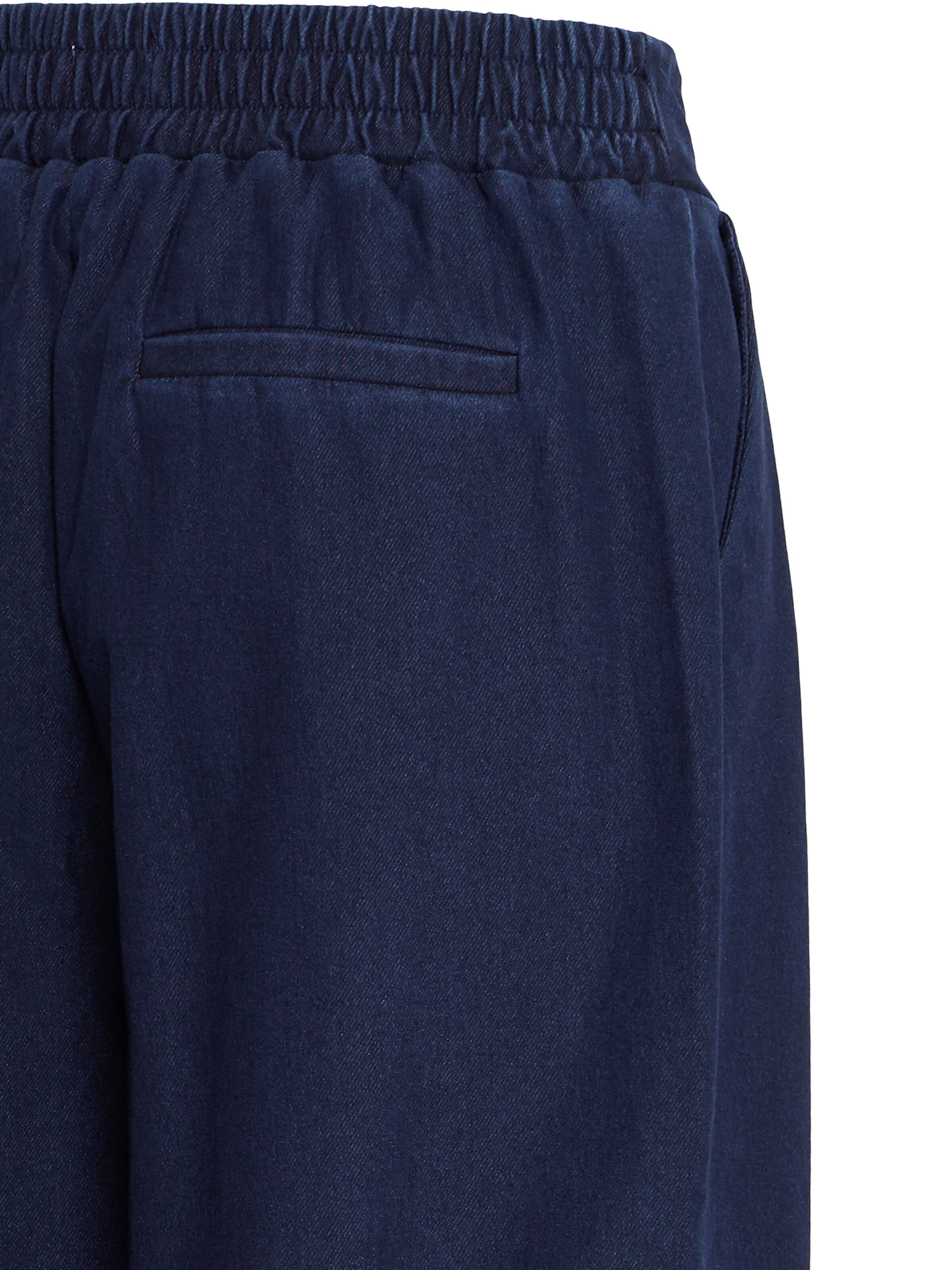 Largi Pantaloni cu cute 'IHKATE' de la ICHI pe albastru