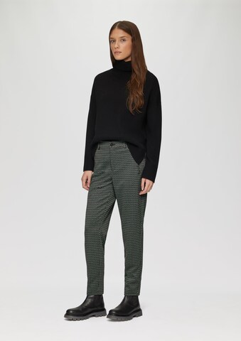 s.Oliver Tapered Trousers in Black