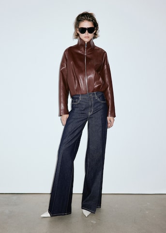 MANGO Wide leg Jeans 'ELISE' in Blue