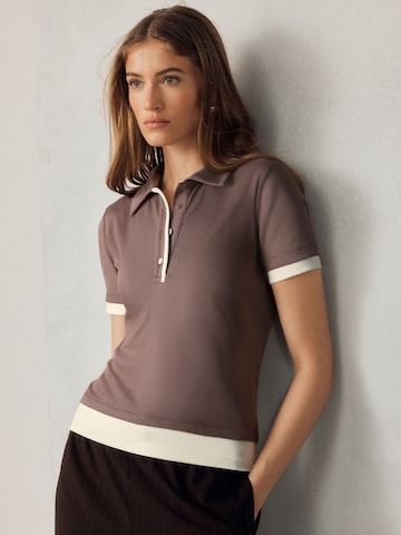 Next Shirt in Brown: front