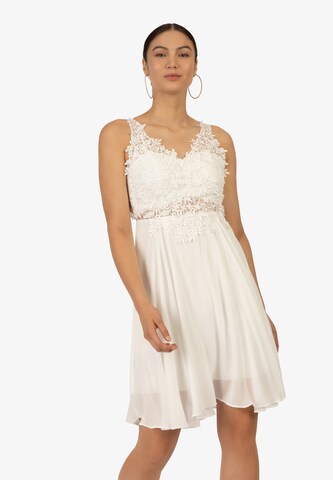 Kraimod Cocktail Dress in White: front