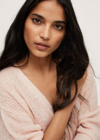 MANGO Strickjacke 'Gery' in Pink