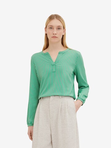 TOM TAILOR Blouse in Green: front