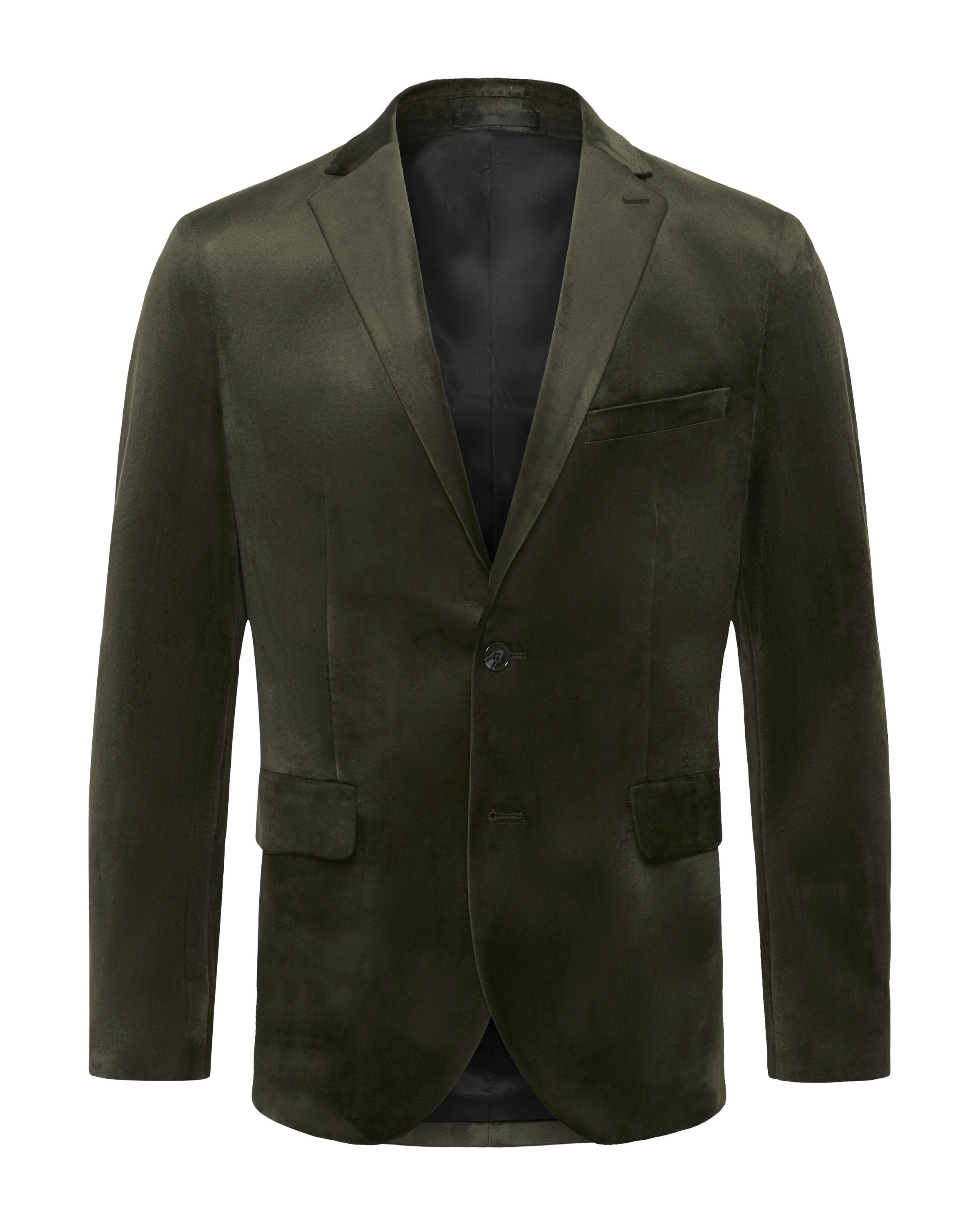 Matinique Slim Fit Сако 'MAGeorge' в зелено: отпред