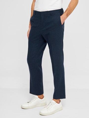 Shelby & Sons Regular Bügelfaltenhose 'Bembridge' in Blau: predná strana