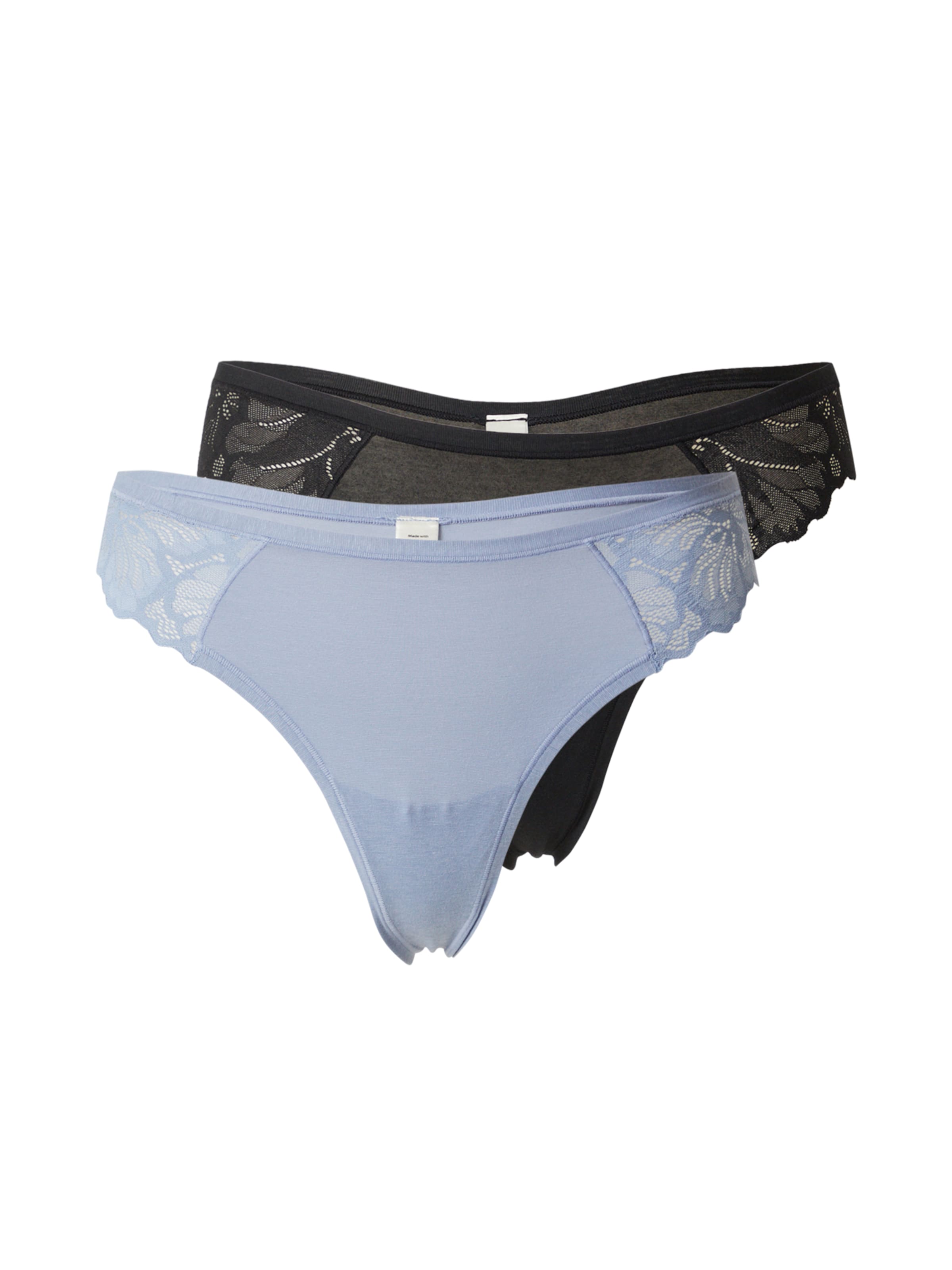 Lindex - Tanga &#x27;Blenda&#x27; en azul: frente
