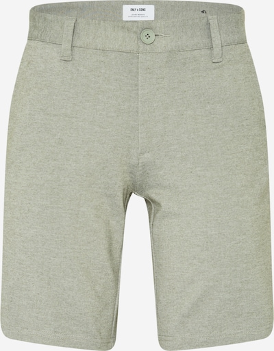 Only & Sons Chino 'Mark' in de kleur Olijfgroen, Productweergave