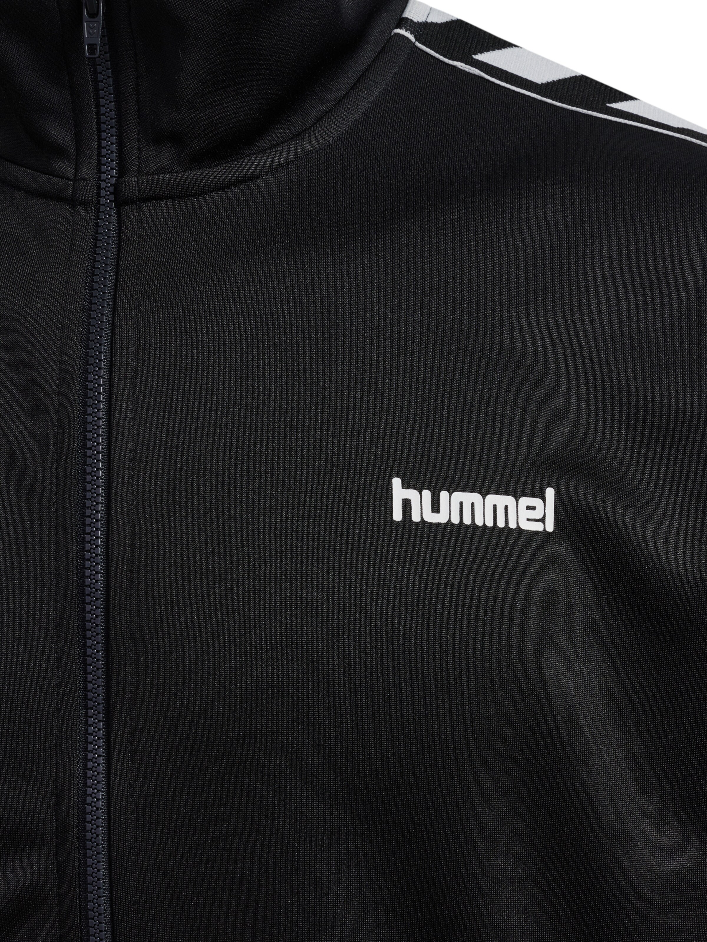 Hummel Sports sweat jacket in Black