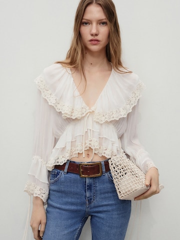 MANGO Loosefit Farmer 'SIENNA' - kék