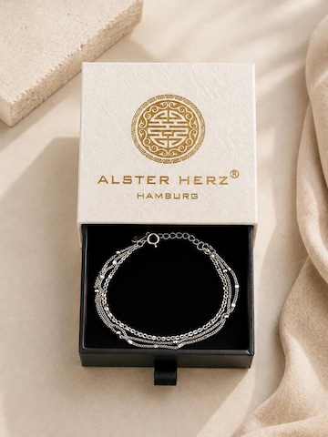 Alster Herz - Pulsera 'Boho Grace' en plata